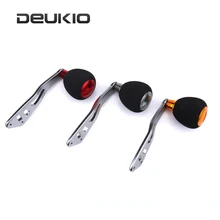 DEUKIO алюминиевая Рыболовная катушка, ручка-рокер, прочная одинарная спиннинговая Рыболовная катушка, ручка для baitcasing, рыболовные снасти, инструменты