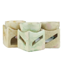 Керамическая масляная горелка 3 цвета с подсвечником большая емкость ароматерапия масляная печь без свечи W