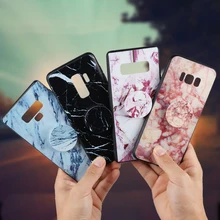 

LVTLV For S8 S9 Plus J3 J5 J7 2017 Marble Case For Samsung Galaxy Note 8 9 S7 Edge S8 Plus Case Silicone Phone Case