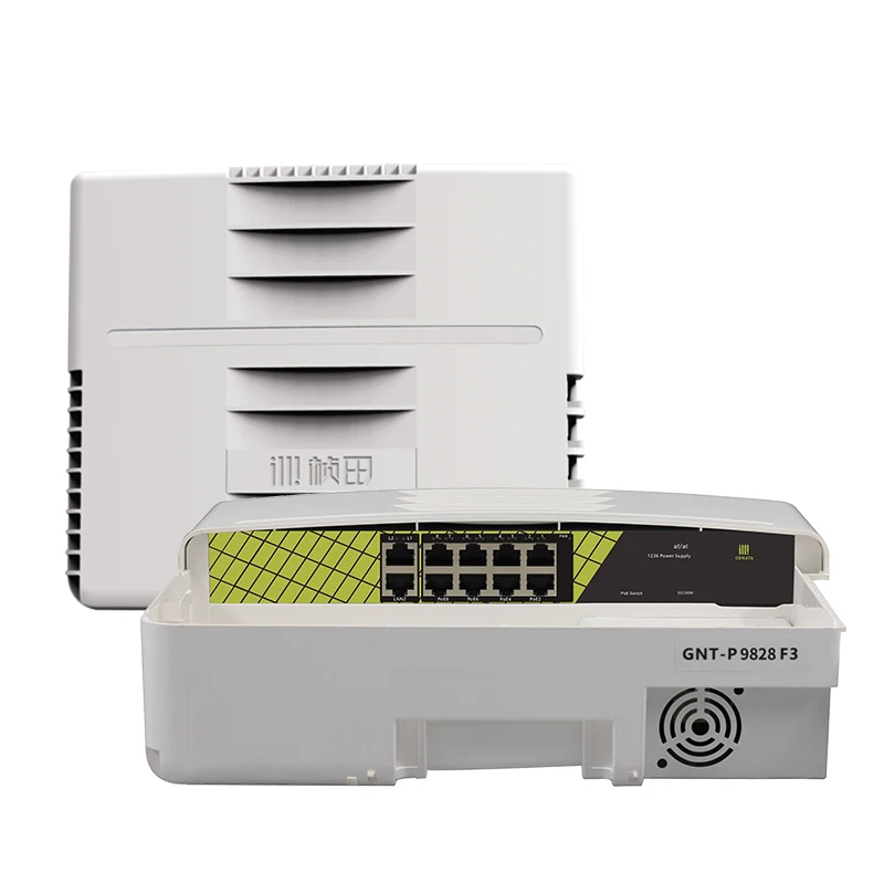 

PoE 8 Port Switch Smart Network 48V 802.3af/at Switch For IP Cameras Industrial Network Switch