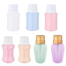 1 шт. 250 мл/200 мл пустой пластик для снятия лака для ногтей спиртовая Жидкость Пресс насос диспенсер бутылка УФ-гель для дизайна ногтей Очиститель инструмент