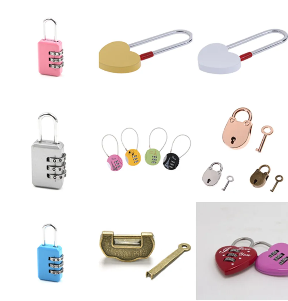 

MINI Safe Code Combination Number Lock Luggage Bag Case Gym Locker Padlock Keys Padlock For Handbag Tiny Craft Diary Box Locks