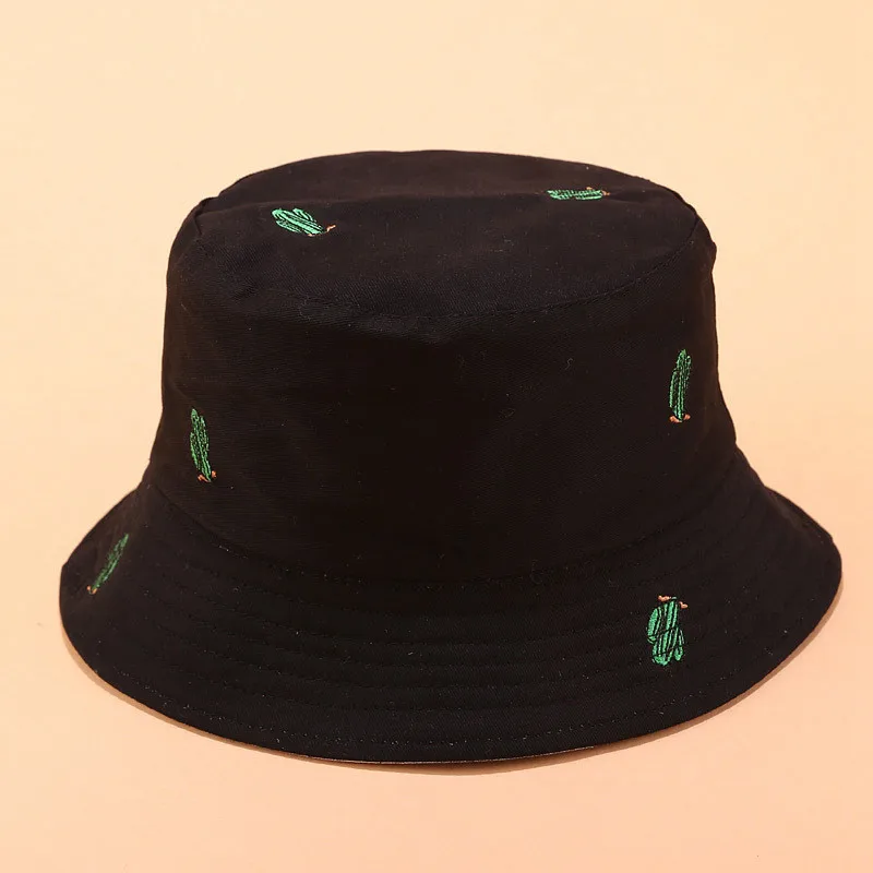 2019 Men and women summer sexy beach hat cactus printing double-sided wearing sunshade sport hat outdoor travel folding hat 40J5 (9)