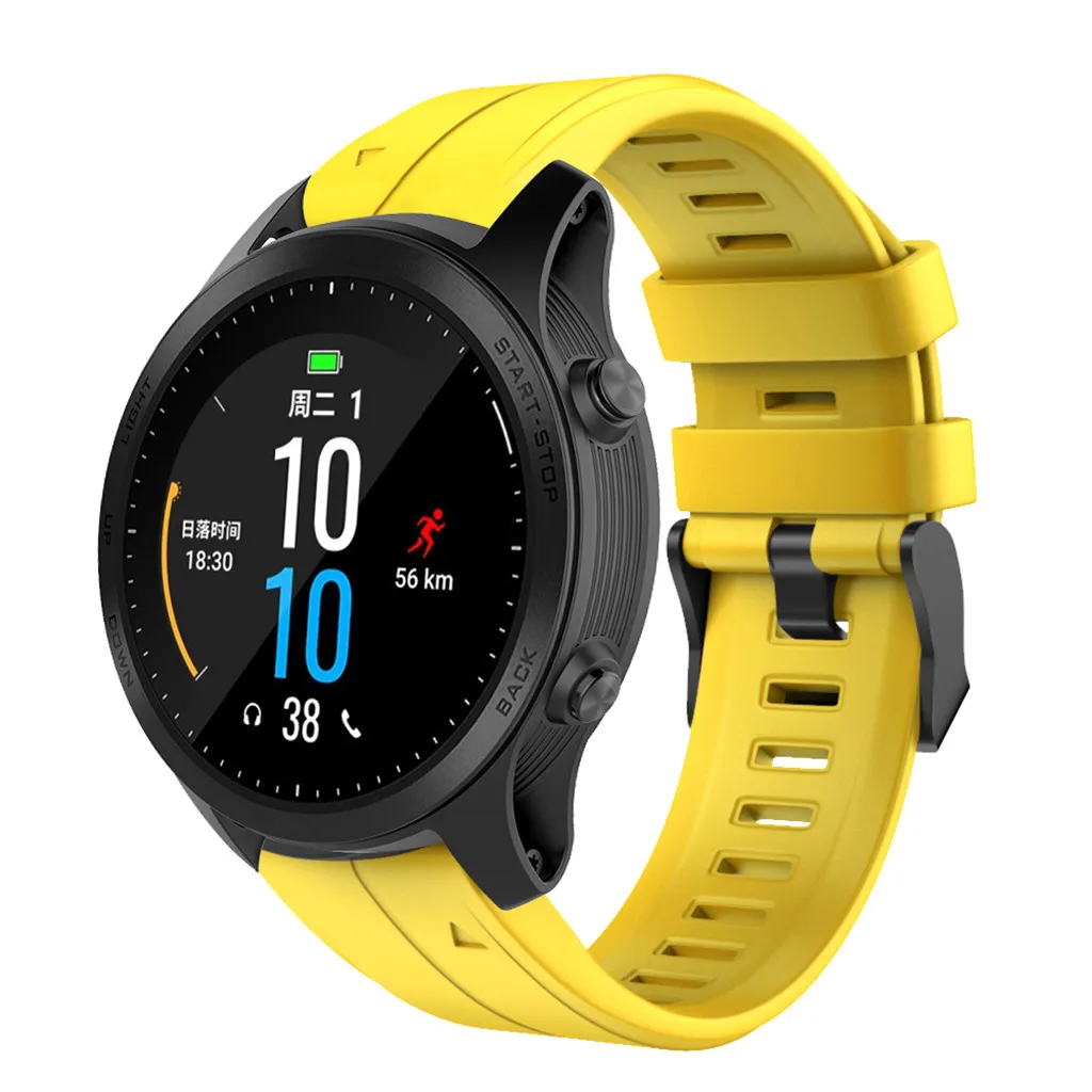 Силиконовый ремешок на запястье для мужчин, Т-образный ремешок для Garmin Forerunner 945, Смарт-часы, спортивные роскошные часы, браслет для женщин и мужчин 19Jun21