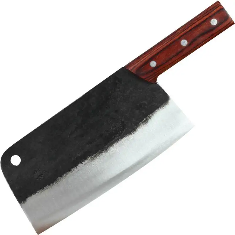 

New Handmade Forged Kitchen Knife Mulberry Slicing Knife Professional Chinese Style Chef Cutting Meat Vegetable Knife Cleaver