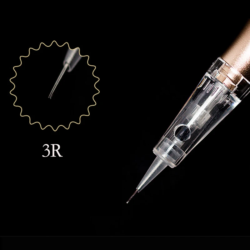 10 шт. Высокое качество Перманентный макияж иглы 1rl/1rl для татуировок баллончики