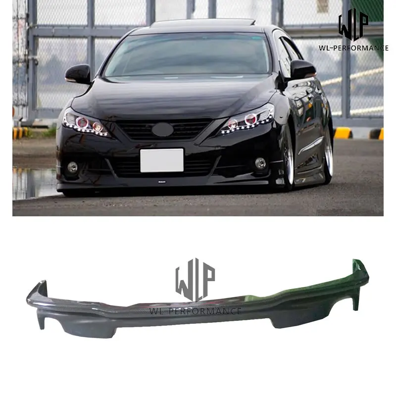 

High qualiy Carbon Fiber Front Lip Splitter Car Styling Fit For Toyota New Reiz Car Body Kit 2010-2013
