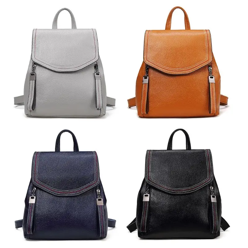 

Women Lady Multifunction Backpack PU Leather Shoulder Bags Casual Daypack Bookbag Travel Rucksack