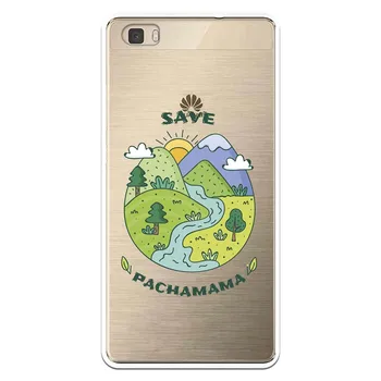 

Stand case costume drawing Save Pachamama WP003 for Huawei P8 Lite