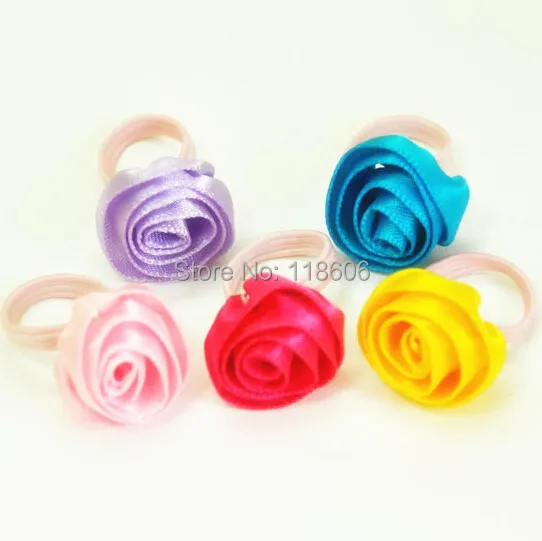 Satin Ribbon Rose for Perfume Bottle Free Shipping.jpg