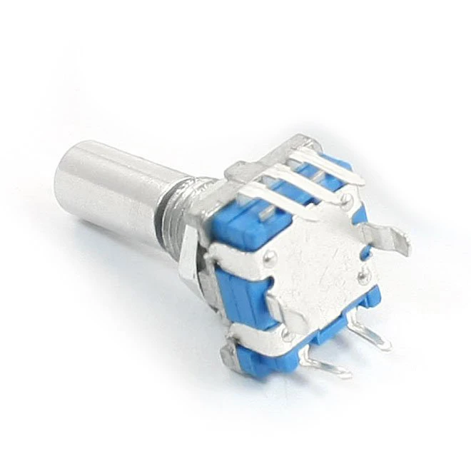 

BOFO 3Pcs 6mm D Shaft 18 Position 360 Degree Rotary Encoder w Push Button