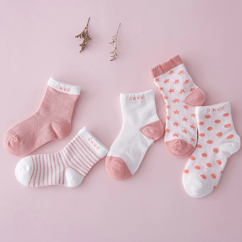 5Pairs Baby Toddler Boy Girl Cotton Dots Stripe Breathable Sports Ankle Socks hot 5Pairs Baby Toddler Boy Girl Cotton Dots Stripe Breathable Sports Ankle Socks hot
