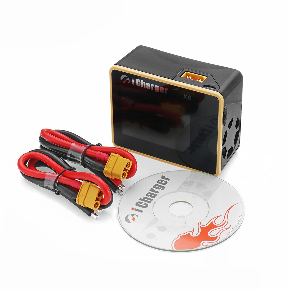 

iCharger X6 800W 30A DC LCD Screen Smart Battery Balance Charger Discharger