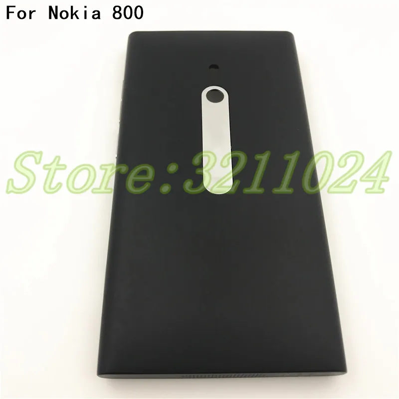

Mobile Phone Housing Cover Case Replacement Battery Back Cover with Buttons For Nokia Lumia 800 Red, Black,Blue colors