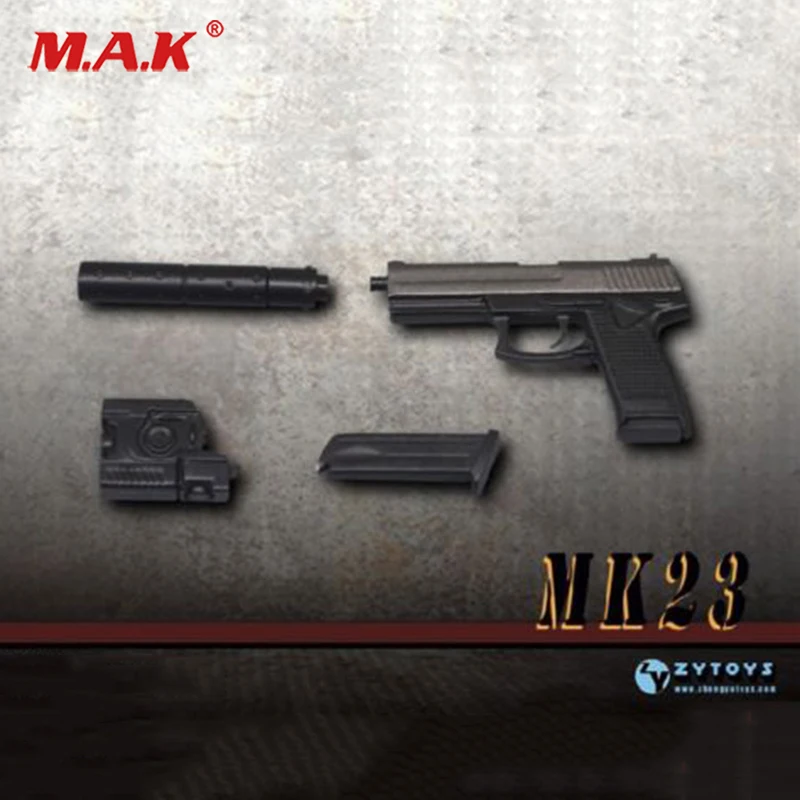 Масштаб 1:6 ZY2009D MK23 модель пистолета SOCOM 1/6 Миниатюрная игрушка фигурка F 12 дюймов |