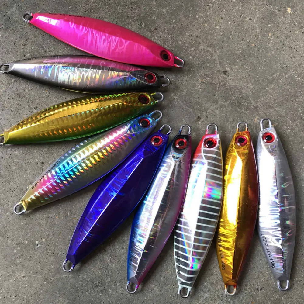 5PCS Deep sea Glow Slow Jig Hook Jigging Night Fishing Jigging Lure