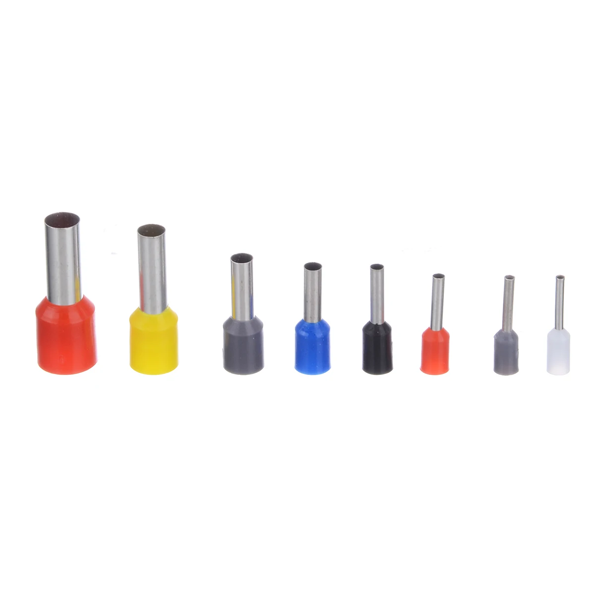 685pcs/set Mixed Wire Crimp Connector Insulated Cord Pin End Tube Terminal Tool Kit Se 0.5-10mm² End Sleeve Cable Lugs 8 Colors