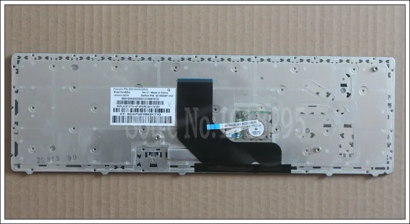 Новая английская клавиатура для hp EliteBook 8560p 8570P 8560B 6560b 6565b 6560P американская Клавиатура для ноутбука с рамкой