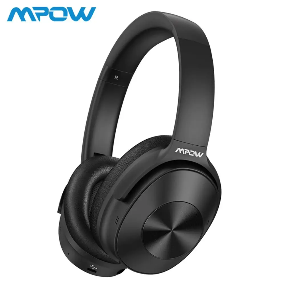 

Mpow H12 Hybrid Active Noise Cancelling Bluetooth Headphones 30H Playing Time 40mm Driver Wireless Wired 2 in 1 For Travel Work