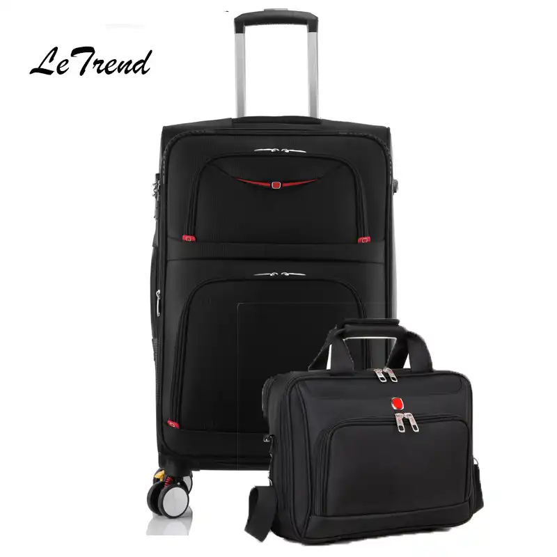 suitcase and duffle bag set
