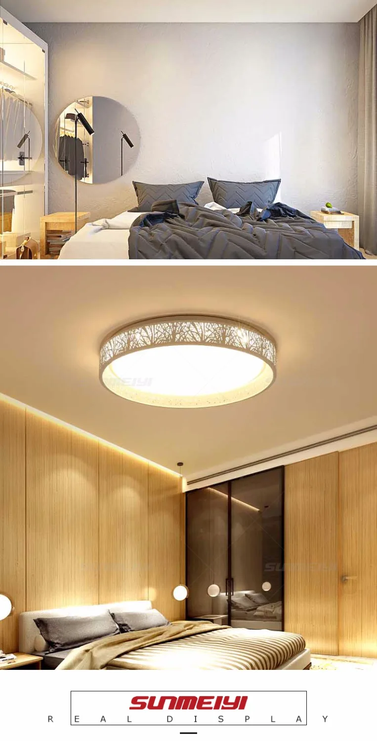 Светодиодный потолочный светильник с регулируемой яркостью, современный тонкий светильник Plafonnier для гостиной, кухни, спальни, внутреннего освещения