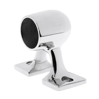 נירוסטה סירה יד 316 ימית נירוסטה סירה יד Rail התאמת 90 תואר End הכלונסאות 1 אינץ 25mm כסף Rail הסופי סנפיר puntal montant (2)