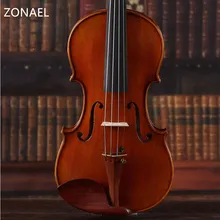 ZONAEL 4/4 Violin Professional Acoustic Basswood Fiddle with Violin Case Cover Bow for Musical QV311