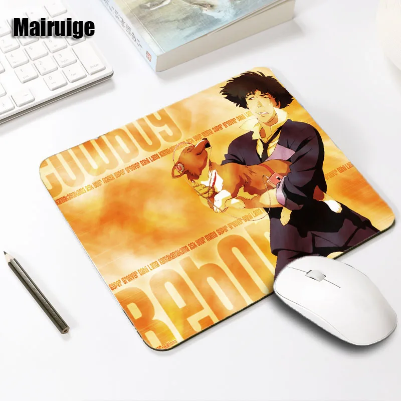 Mairuige ковбой Bebop Аниме Коврик для мыши на стол с мышкой Мини Размер 250x290x2 мм
