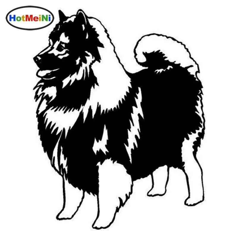 HotMeiNi Keeshond автомобильные наклейки с собаками милая виниловая наклейка стильные