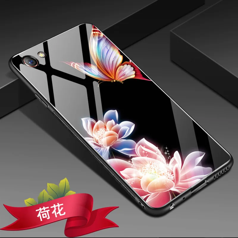 Чехол из закаленного стекла для OPPO A3 с красивым рисунком стильная задняя крышка Жесткий чехол для OPPO A3 мягкий бампер чехол OPPOA3 - Цвет: 5
