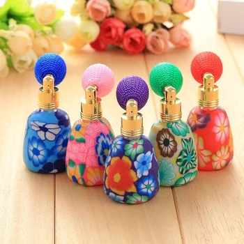 

1pc Random Color 12ml Women Empty Glass Perfume Essential Oil Bottle Roll On Roller Mini Portable Refillable Perfume Bottle