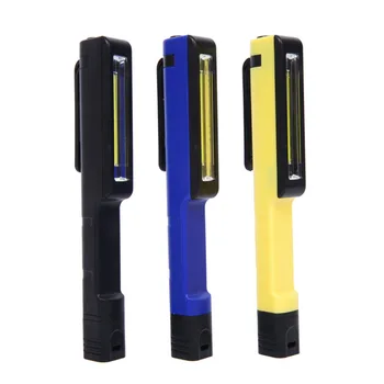 

Portable Led light 1.5W COB LED 160LM Flashlight Inspection Lamp Pen Shape Pocket Camping Lamp Auto Repair Working lamp