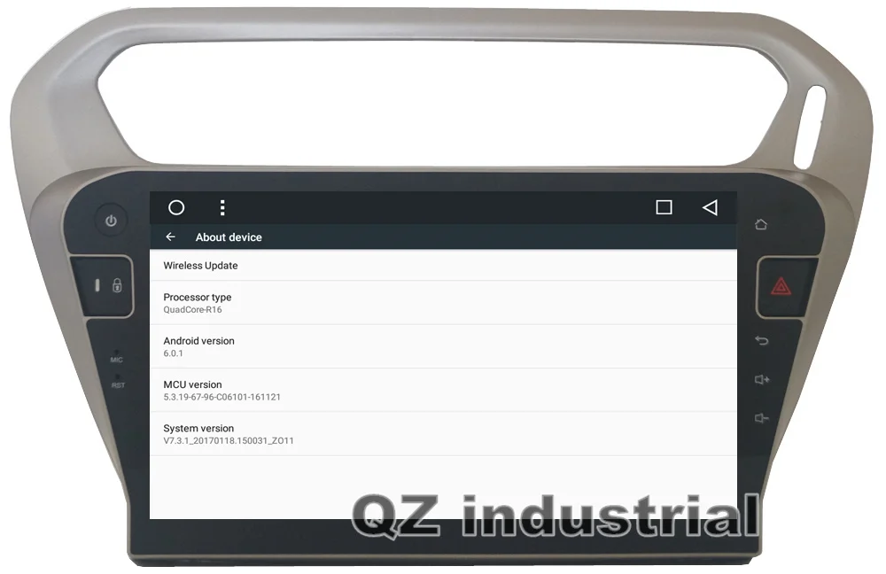 QZ промышленный HD 10," Android для peugeot 301 для Citroen Elysee автомобильный dvd-плеер с 3g 4G wifi gps Радио BT Navi RDS карта