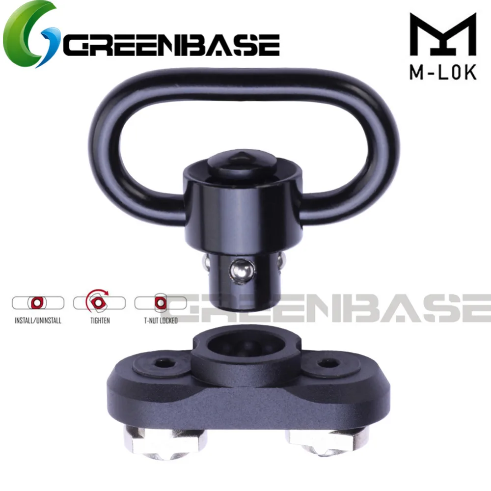 Greenbase Mlok QD Sling Mount Sling Swivel Gun Sling Attachment For greenbase-mlok-qd-sling-mount-sling-swivel-gun-sling-attachment-for