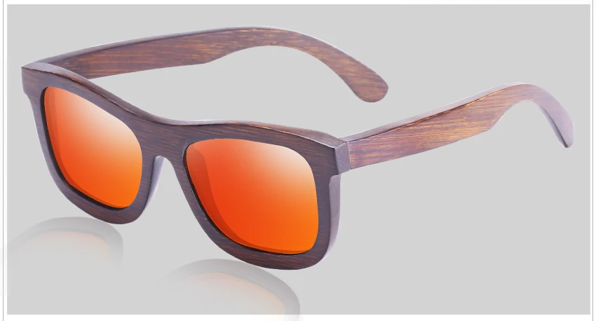 Rtbofy солнцезащитные очки с деревянной оправой для мужчин и женщин Поляризованные линзы бамбук кадр Eyeglasse Винтаж дизайн оттенков UV400 защиты 03