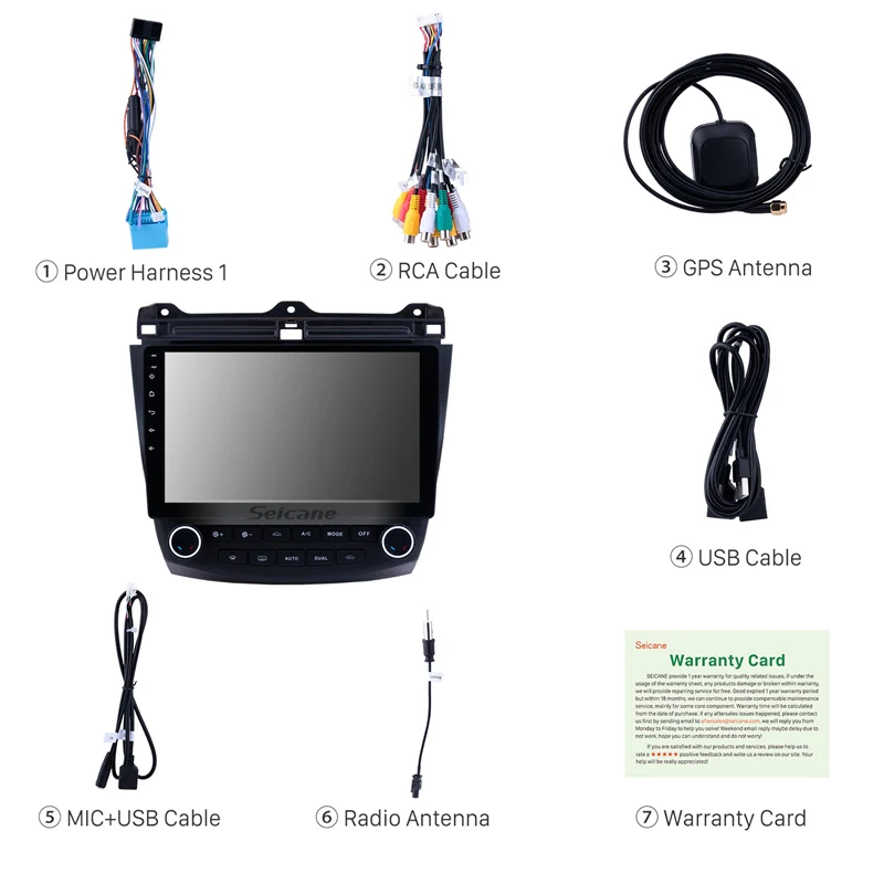 Flash Deal Seicane Car Stereo 10.1" HD Android 9.0 GPS Navi For Honda Accord 7 2003 2004 2005-2007 8-Core Support Steering Wheel Control 3 Flash Deal Seicane Car Stereo 10.1" HD Android 9.0 GPS Navi For Honda Accord 7 2003 2004 2005-2007 8-Core Support Steering Wheel Control 3