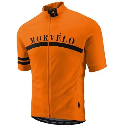 New Morvelo Men Cycling Jersey MTB bike short sleeve bicycle tops Breathable Outdoor Sportswear maillot ropa ciclismo