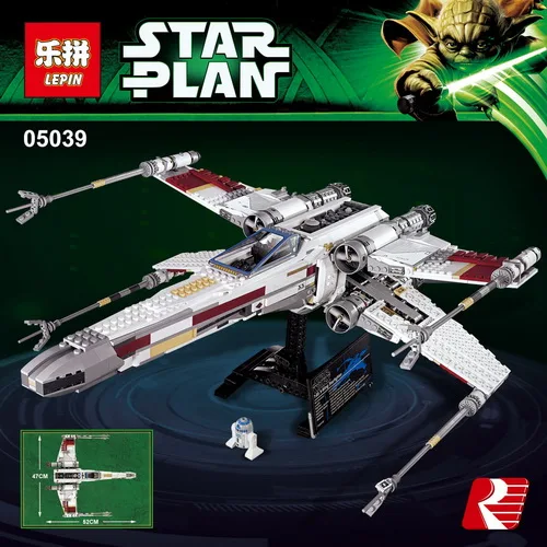 

LEPIN 05039 Star Cool Model Wars 1586Pcs Red Five X Starfighter wing Building Blocks Bricks toy Compatible 10240 for Boy gifts