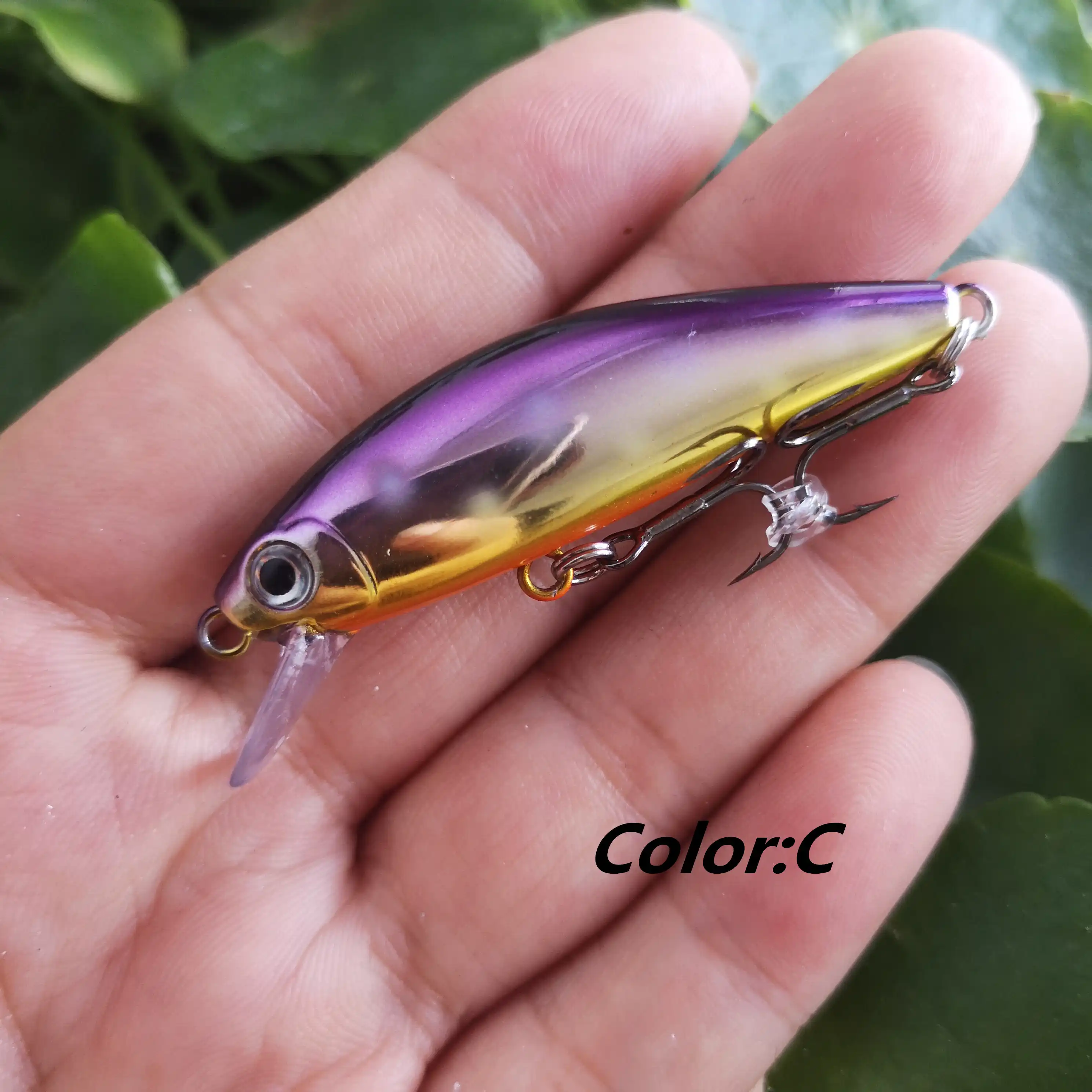 1pcs popper fishing lure 45mm 3.