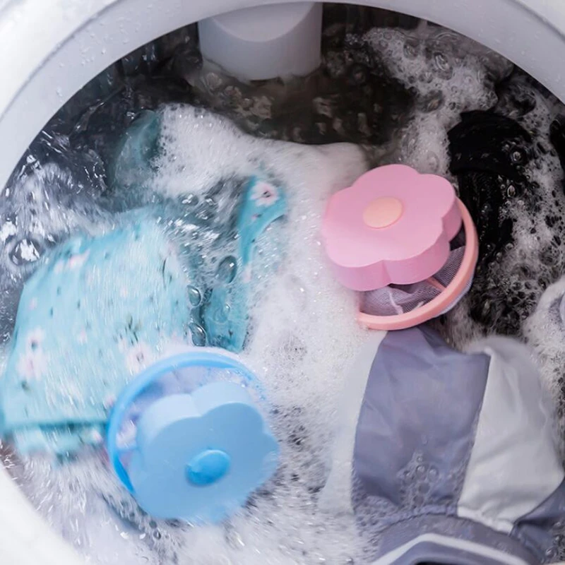 

Home Floating Lint Hair Catcher Mesh Pouch Washing Machine Laundry Filter Bag Bathroom Fioating Pet Fur Catcher Remover Hair