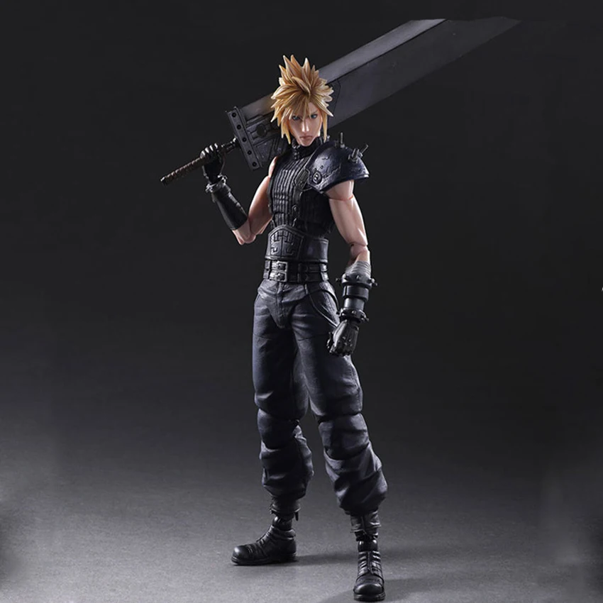 

Haocaitoy Figures Cloud Strife 2 Movie Dolls PA Model Action Figures Collectible Model Toys 27cm