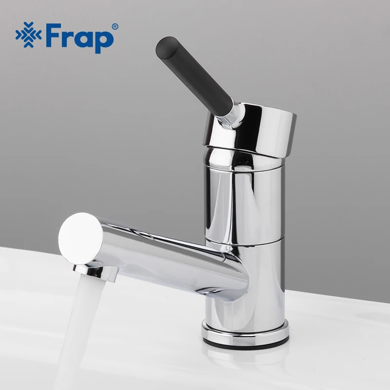 Хромированный смеситель для раковины FRAP F4544 с одной ручкой смесители горячей и