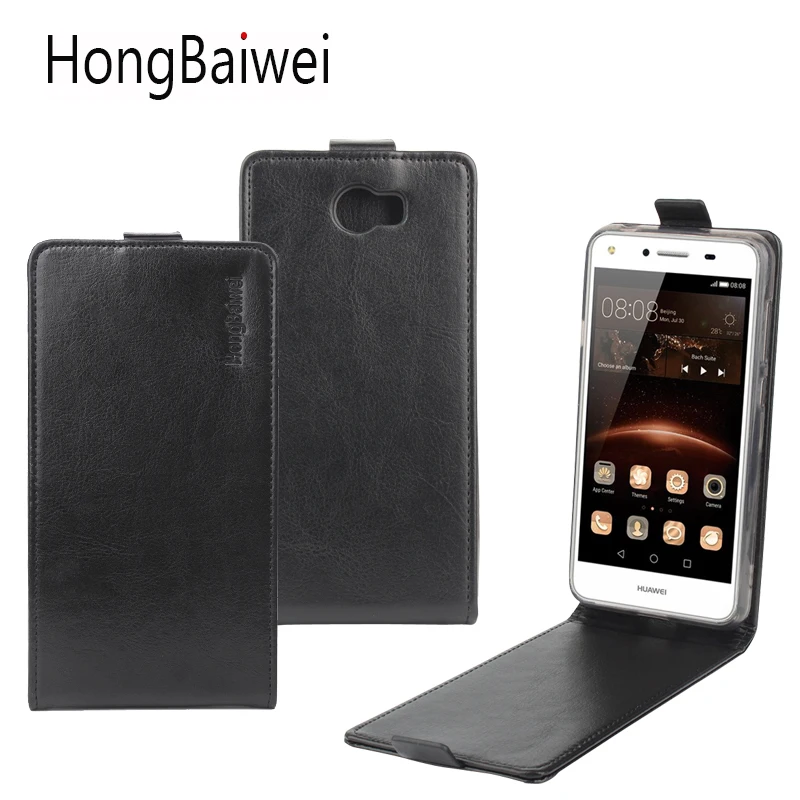 HongBaiwei для Huawei Y5 II чехол винтажный вертикальный с крышкой Роскошный кожаный