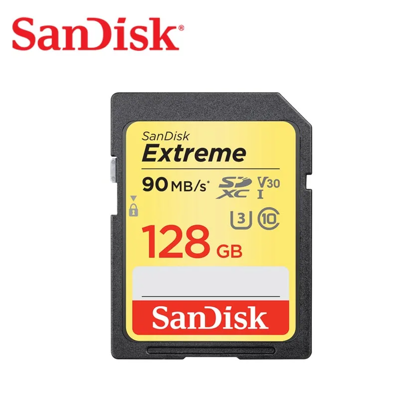 SanDisk самая быстрая карта sd класса 10 32 ГБ карта sd 64 Гб карта памяти sd 16 Гб карта памяти 128 ГБ для камер карта памяти 90 Мб - Емкость: 128GB