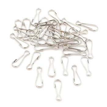 

20pcs/lot DIY Metal Lanyard Snap Spring Clips Hooks Findings For Shoe Decorations