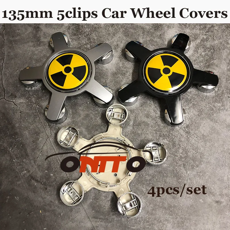 

Fashion 135mm 5pins Car emblem Wheel hub Center Caps logo badge For windmill logo emblem badge 4pcs/set Auto covers label