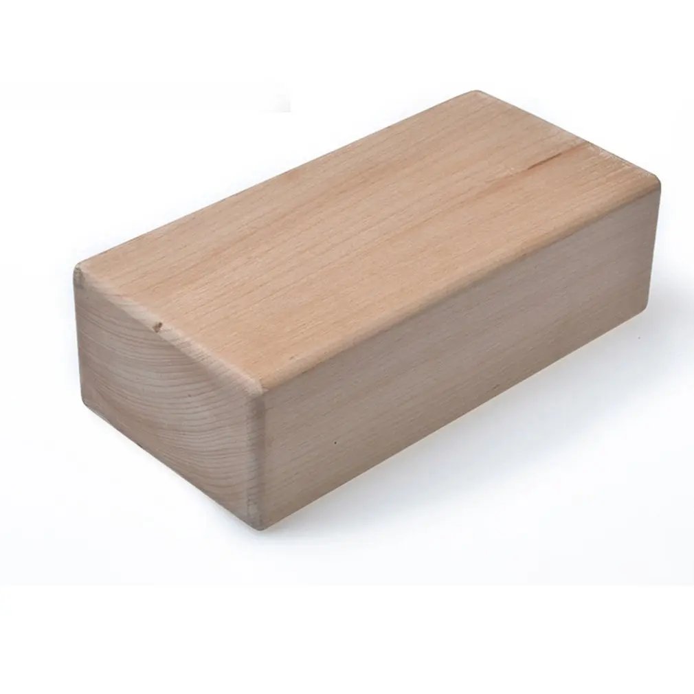 

High-end beech Iyengar Yoga Aid Green Wood Brick Iyengar College Yoga Brick