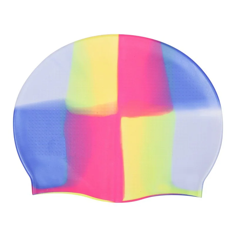 Adult Silicone Swim Caps Ear Protect Rubber Swimming Waterproof Hat Swim Cover Swim Accessories