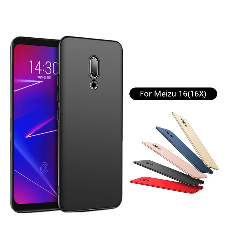 

Ultra Slim Hard PC Case for Meizu 16S 16 S M15 Lite Plus Note 9 8 6 5 X8 V8 M6 M5 Note M5S M6S M6T Matte Protective Cover coque