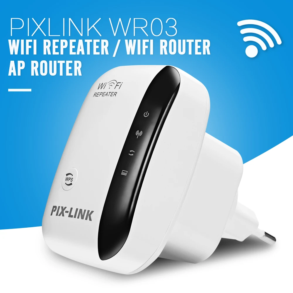 PIXLINK WR03 Беспроводной Wi Fi ретранслятор маршрутизатор 802.11N/B/G 300 Мбит/с сети для AP